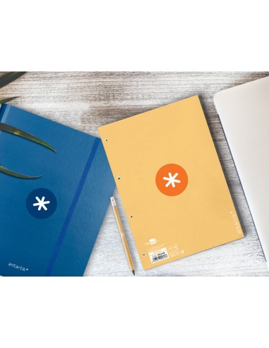 Recambio antartik a4 80 hojas 90gr cuadro 5mm 4...