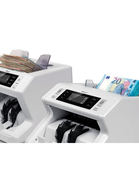 Contador de billetes safescan 2850 funcion añadir y fajos deteccion tinta uv/magnetica y tamaño velocidad conteo