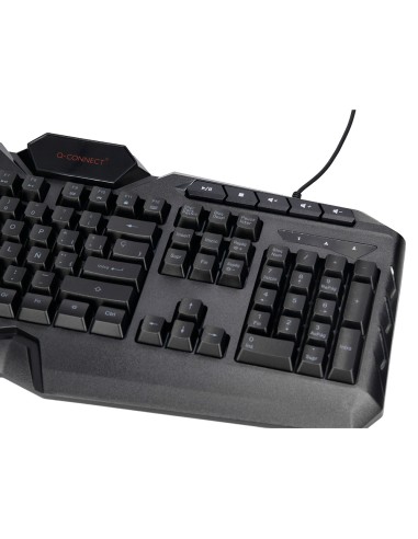 Set teclado y raton q-connect con cable e...