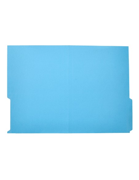 Subcarpeta cartulina liderpapel din a4 pestaña derecha 240g/m2 azul