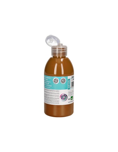 Pintura acrilica liderpapel bote de 250 ml marron