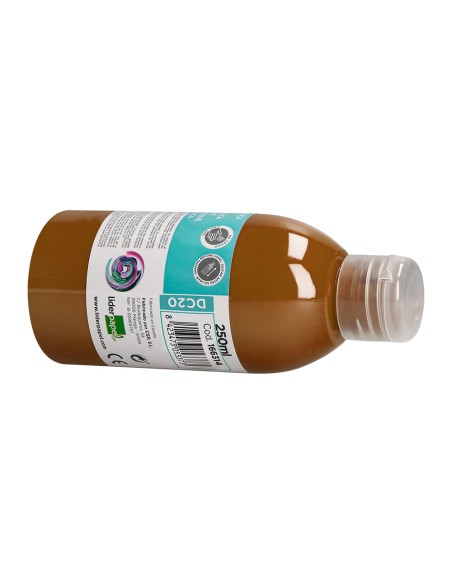 Pintura acrilica liderpapel bote de 250 ml marron