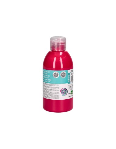 Pintura acrilica liderpapel bote de 250 ml magenta