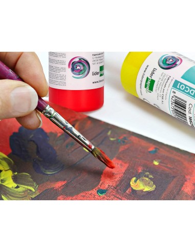Pintura acrilica liderpapel bote de 80 ml magenta