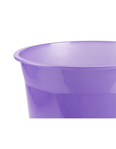 Papelera plastico liderpapel lavanda...