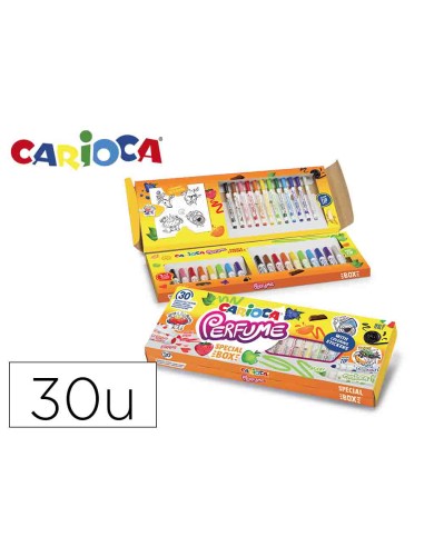 Rotulador carioca perfume caja 30 unidades...