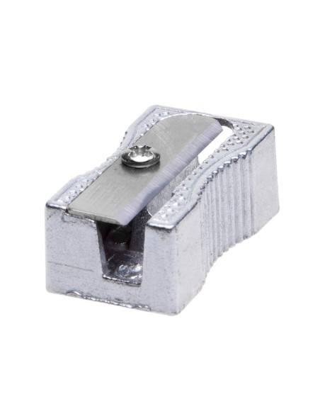 Sacapuntas q-connect metalico rectangular 1 uso