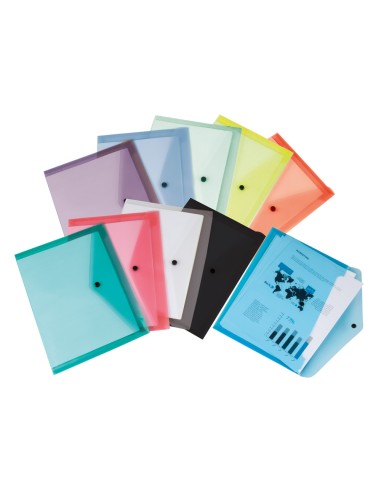 Carpeta liderpapel dossier broche transparente...