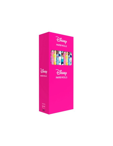 Papel de regalo basika princess rollo ancho 70 cm longitud 2 m modelos surtidos gramaje 60 gr