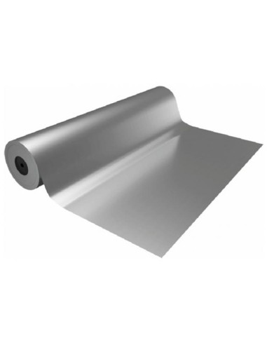 Papel de regalo basika metalizado plata bobina...