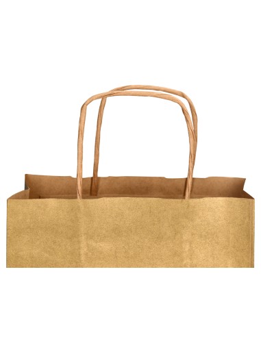 Bolsa papel q-connect kraft oro xs con asa...