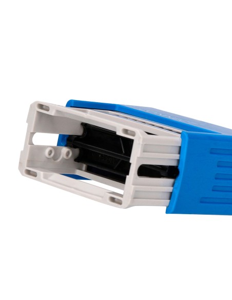 Sello entintado automatico q-connect contabilizado almohadilla 14x38 mm color azul