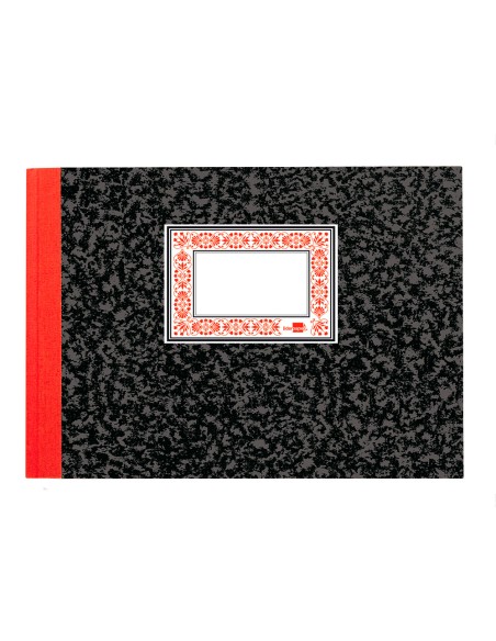 Libro liderpapel cartone cuarto apaisado 100 hojas caja entrada y salida