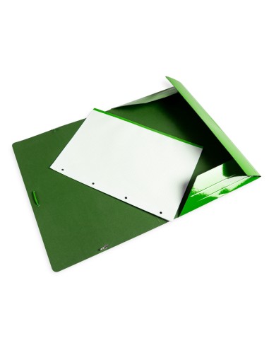Carpeta liderpapel gomas folio 3 solapas carton...
