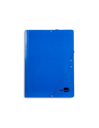 Carpeta liderpapel gomas folio 3 solapas carton...