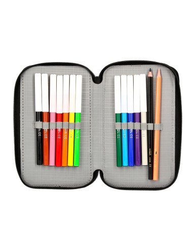 Plumier escolar antartik doble cremallera color...