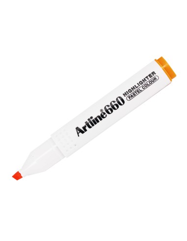 Rotulador artline fluorescente ek-660 naranja...