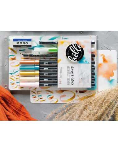 Set de caligrafia tombow blended lettering cozy...