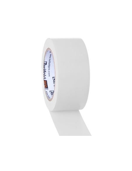 Cinta adhesiva djois para marcaje y señalizacion de suelo 33 m x 50 mm color blanco