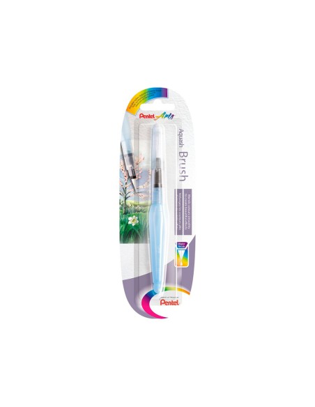 Pincel pentel xfrh-m rellenable agua redondo punta mediana