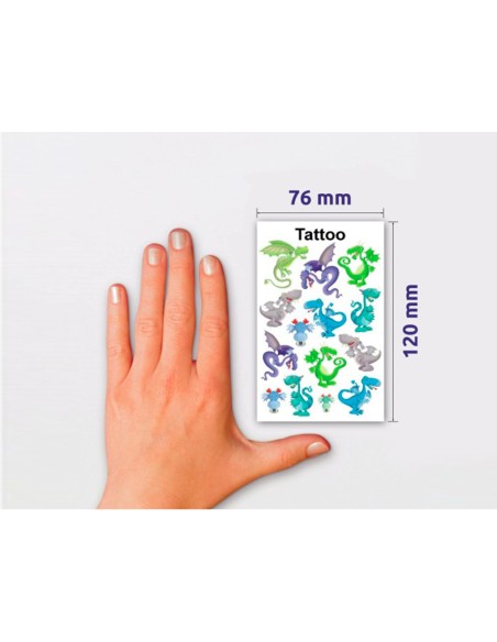 Pegatinas avery tatuaje 6 modelos diferentes expositor de 60 blister surtidos