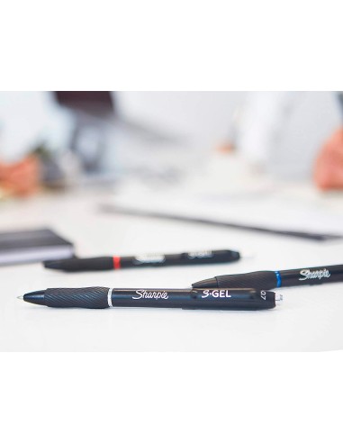 Boligrafo sharpie retractil tinta gel punta 0,7...