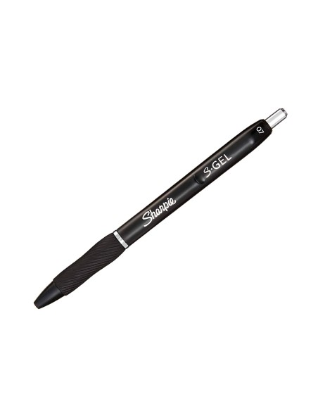 Boligrafo sharpie retractil tinta gel punta 0,7 mm color negro