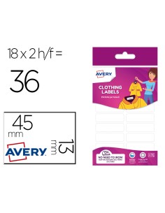 Etiqueta avery para textil...