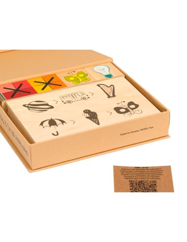Juego didactico andreutoys atributos grandes y...