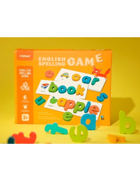 Juego didactico mideer emparejar letras en ingles
