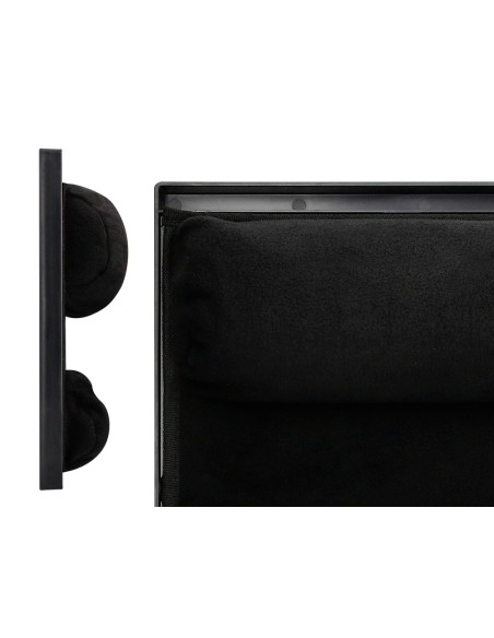 Soporte q-connect ancho para portatil movil raton hasta 17\" ajustable 7 angulos diferentes color negro