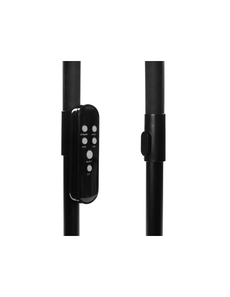 Lampara de suelo q-connect 15w con control remoto altura 146 cm color negro