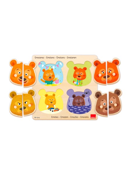 Puzle goula emociones 8 piezas