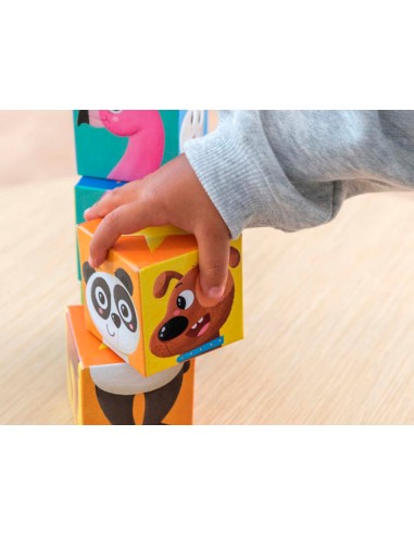 Puzle goula cubos de carton apilables match&mix...