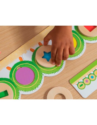 Juego goula didactico la oruga oli formas y...