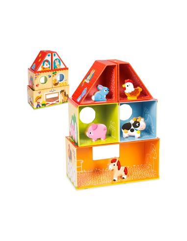 Juego goula didactico mi primera granja