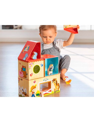 Juego goula didactico mi primera granja