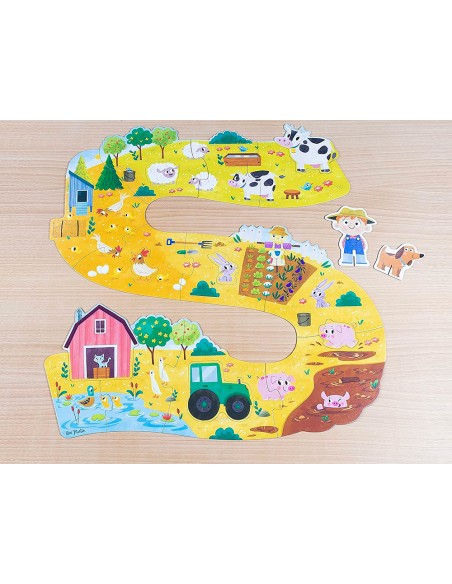 Puzle goula xxl granja 18 piezas