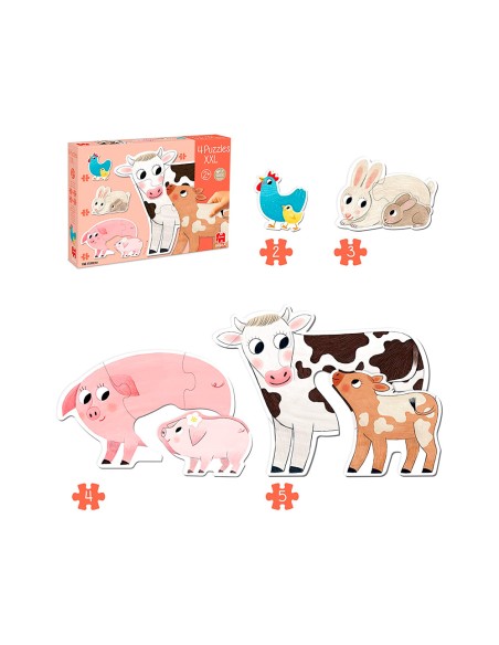 Puzle goula xxl mamas y bebes 14 piezas