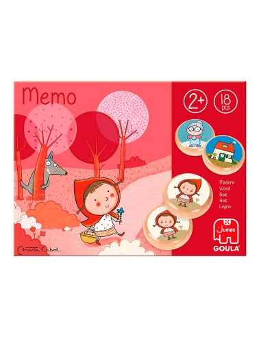 Juego goula didactico memo caperucita roja