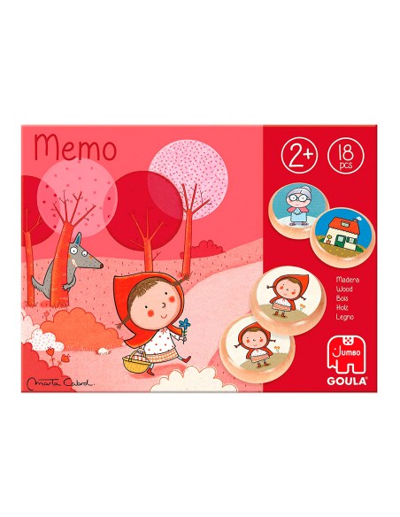 Juego goula didactico memo caperucita roja