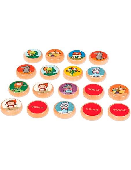 Juego goula didactico memo caperucita roja