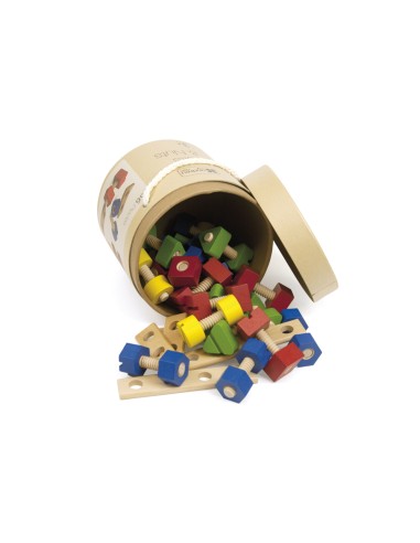 Juego andreu toys pernos & tuercas 56 piezas