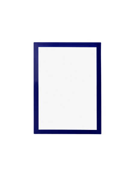 Marco porta anuncios liderpapel magnetico din a4 dorso adhesivo removible color azul