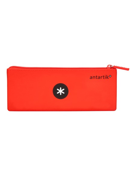 Estuche portatodo antartik silicona triangular colores surtidos intensos azul mostaza negro y rojo