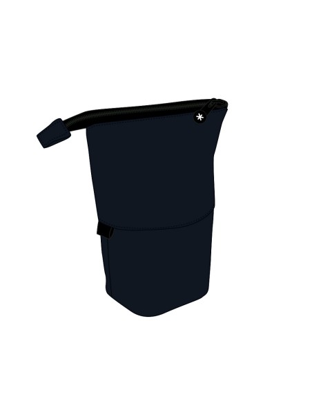 Estuche portatodo antartik cubilete color negro 190x60x80 mm