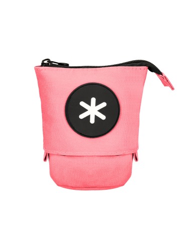 Estuche portatodo antartik cubilete color coral...