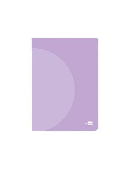 Libreta liderpapel 360 tapa de plastico a5 48 hojas 90gr cuadro 5 mm con doble margen colores pastel