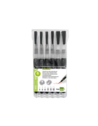Pincel liderpapel recargable para productos...