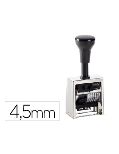 Numerador automatico reiner metalico 6 cifras...